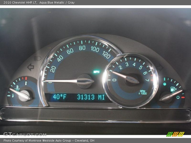 Aqua Blue Metallic / Gray 2010 Chevrolet HHR LT