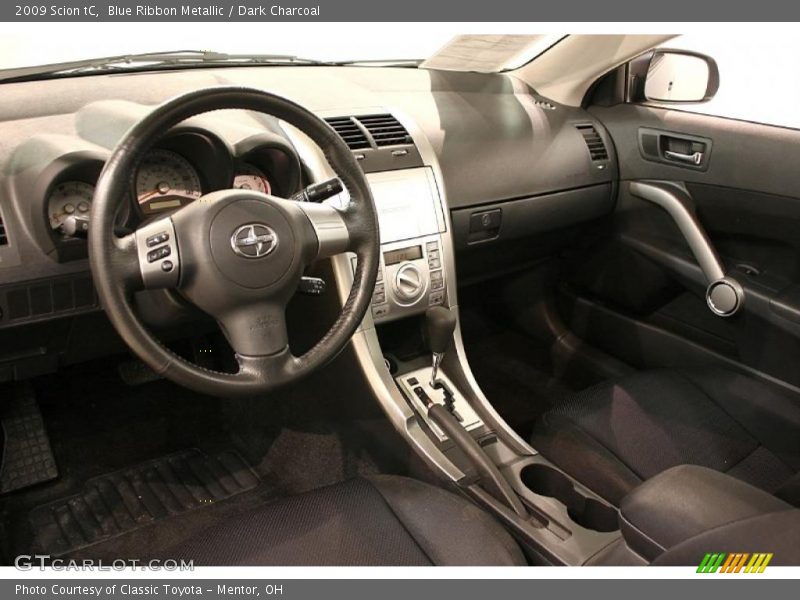 Blue Ribbon Metallic / Dark Charcoal 2009 Scion tC