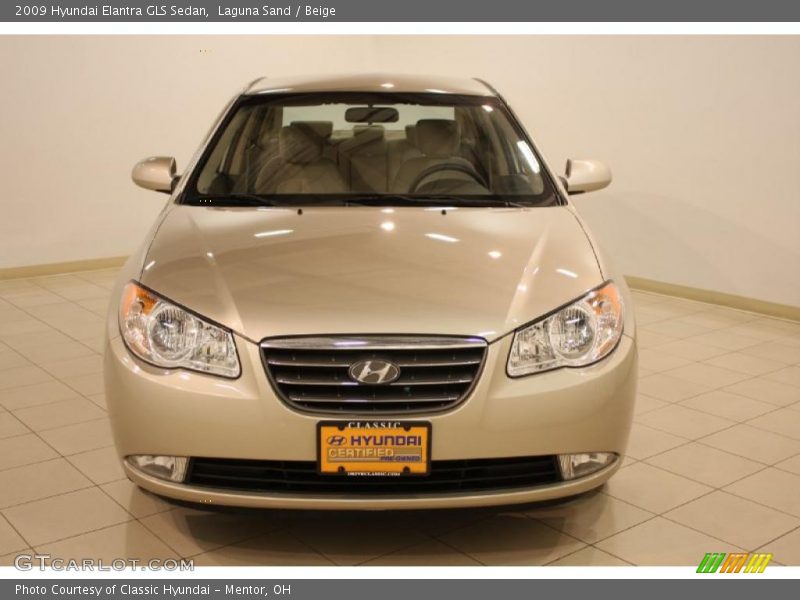 Laguna Sand / Beige 2009 Hyundai Elantra GLS Sedan