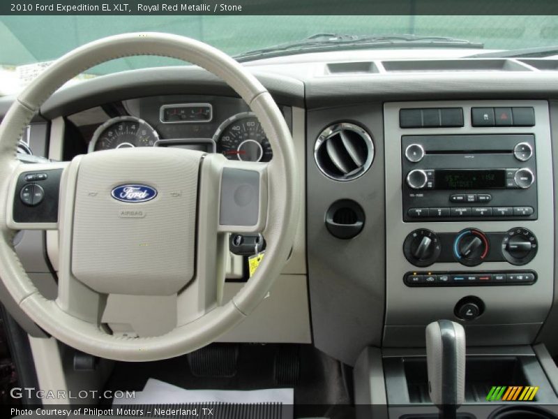 Dashboard of 2010 Expedition EL XLT