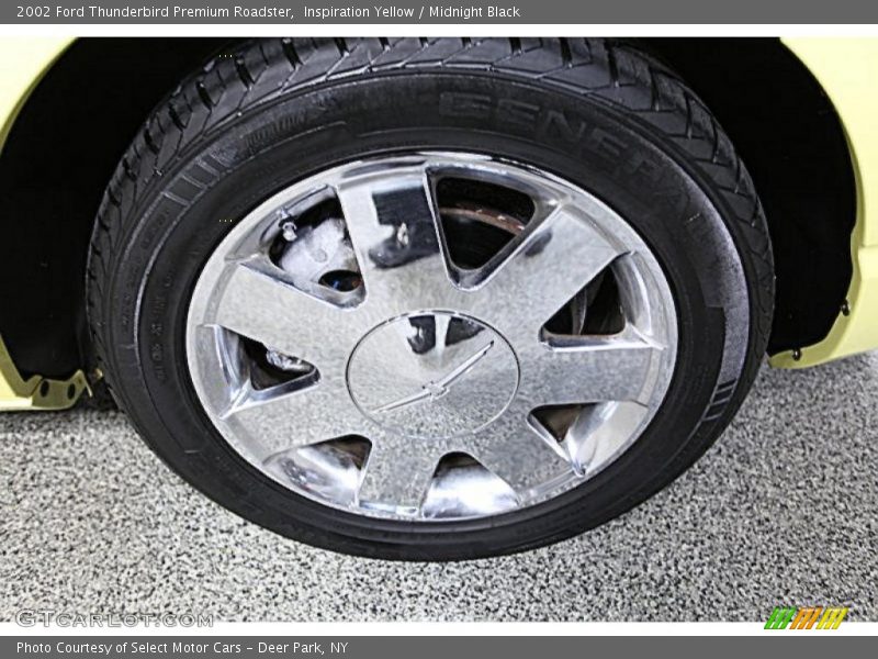 Inspiration Yellow / Midnight Black 2002 Ford Thunderbird Premium Roadster