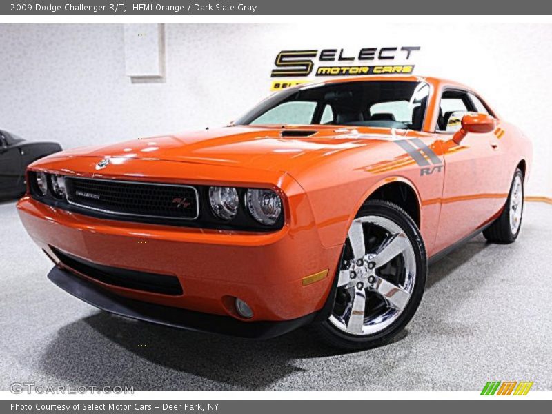 HEMI Orange / Dark Slate Gray 2009 Dodge Challenger R/T