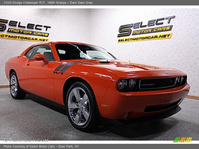 HEMI Orange / Dark Slate Gray 2009 Dodge Challenger R/T