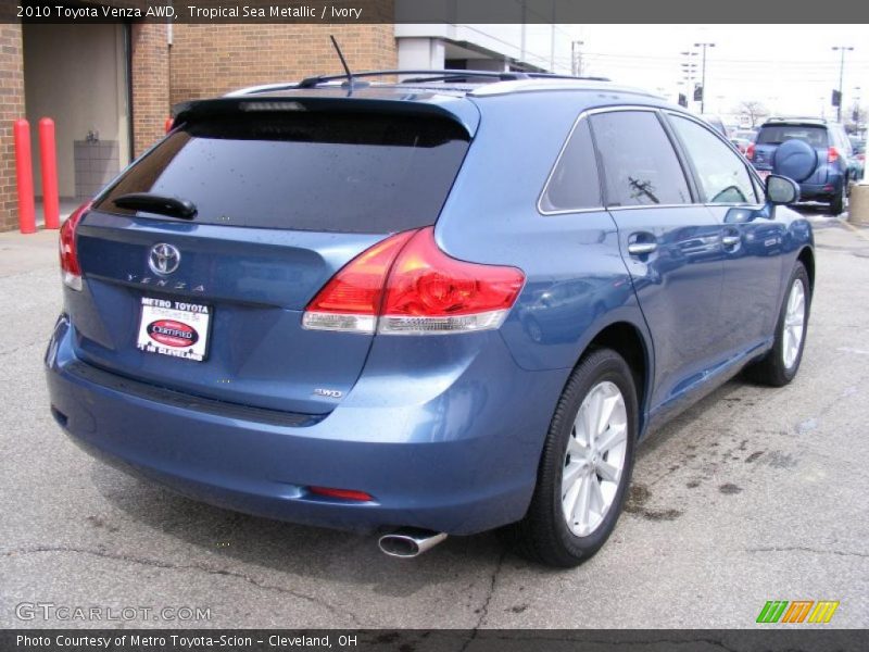 Tropical Sea Metallic / Ivory 2010 Toyota Venza AWD