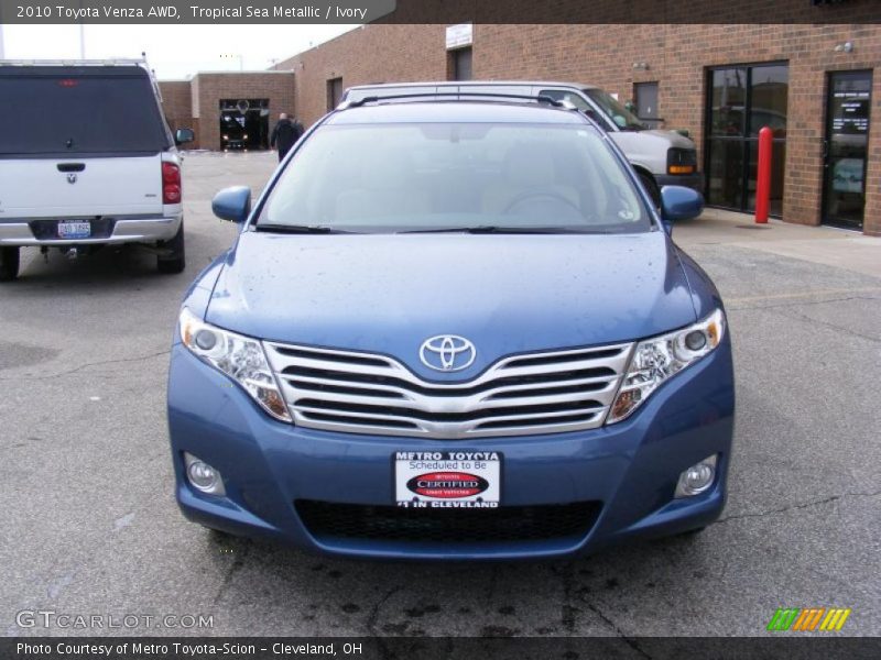 Tropical Sea Metallic / Ivory 2010 Toyota Venza AWD