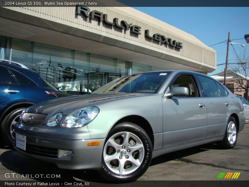 Mystic Sea Opalescent / Ivory 2004 Lexus GS 300