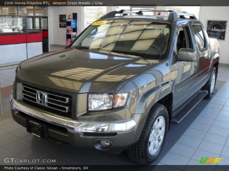 Amazon Green Metallic / Gray 2006 Honda Ridgeline RTL