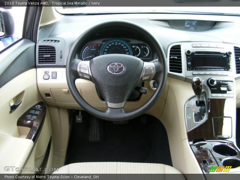 Tropical Sea Metallic / Ivory 2010 Toyota Venza AWD
