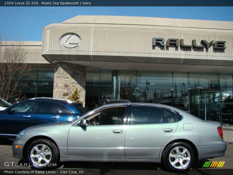 Mystic Sea Opalescent / Ivory 2004 Lexus GS 300