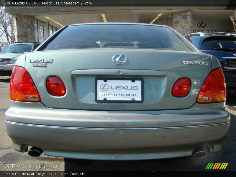 Mystic Sea Opalescent / Ivory 2004 Lexus GS 300