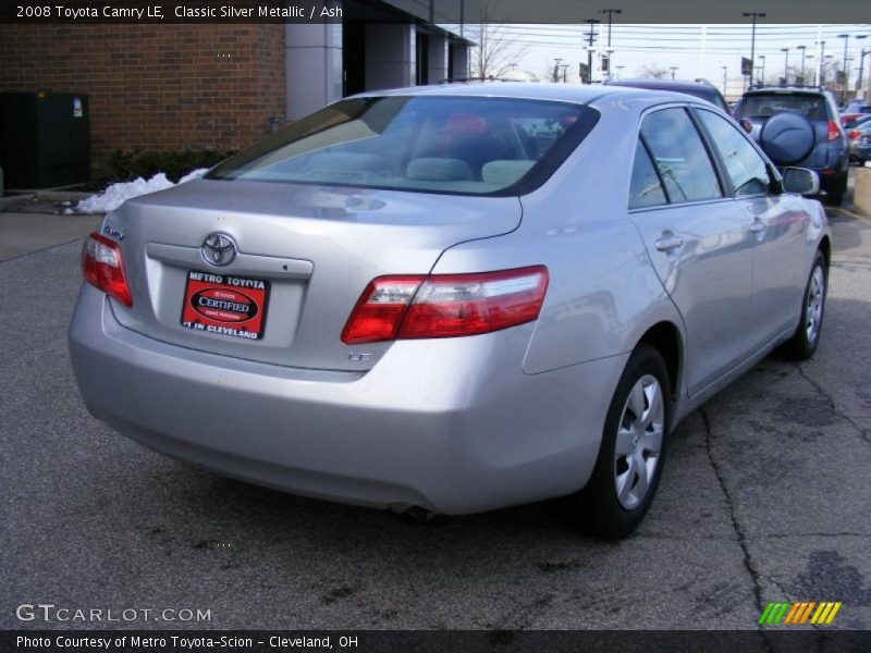 Classic Silver Metallic / Ash 2008 Toyota Camry LE