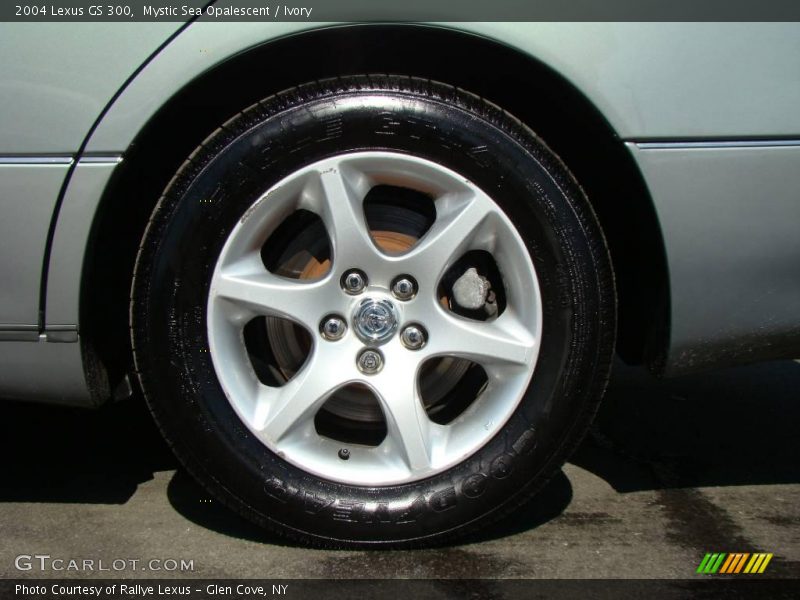 Mystic Sea Opalescent / Ivory 2004 Lexus GS 300