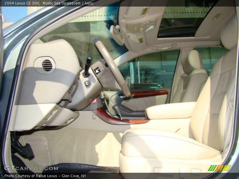 Mystic Sea Opalescent / Ivory 2004 Lexus GS 300