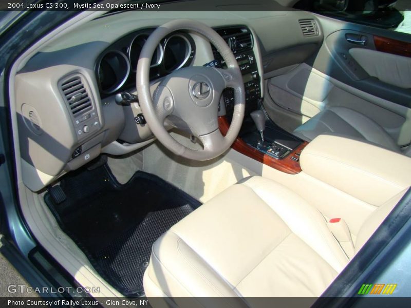 Mystic Sea Opalescent / Ivory 2004 Lexus GS 300