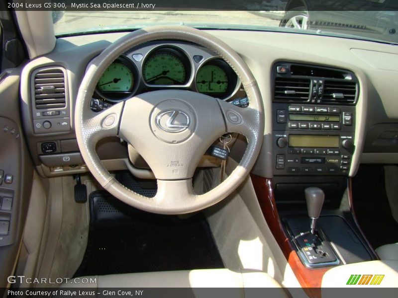 Mystic Sea Opalescent / Ivory 2004 Lexus GS 300
