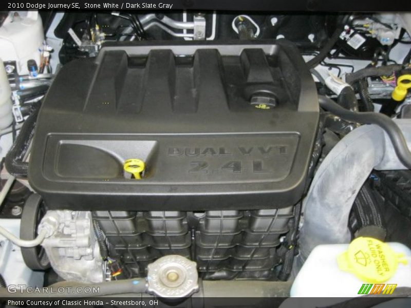 Stone White / Dark Slate Gray 2010 Dodge Journey SE