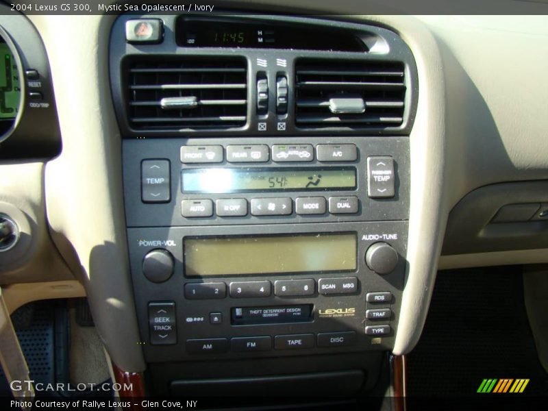 Mystic Sea Opalescent / Ivory 2004 Lexus GS 300