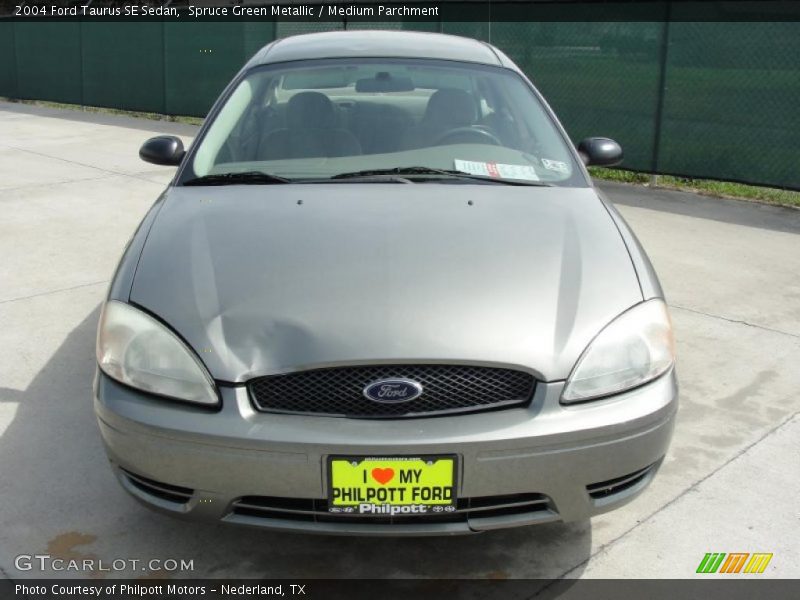 Spruce Green Metallic / Medium Parchment 2004 Ford Taurus SE Sedan