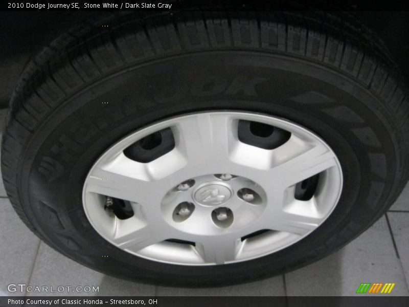 Stone White / Dark Slate Gray 2010 Dodge Journey SE