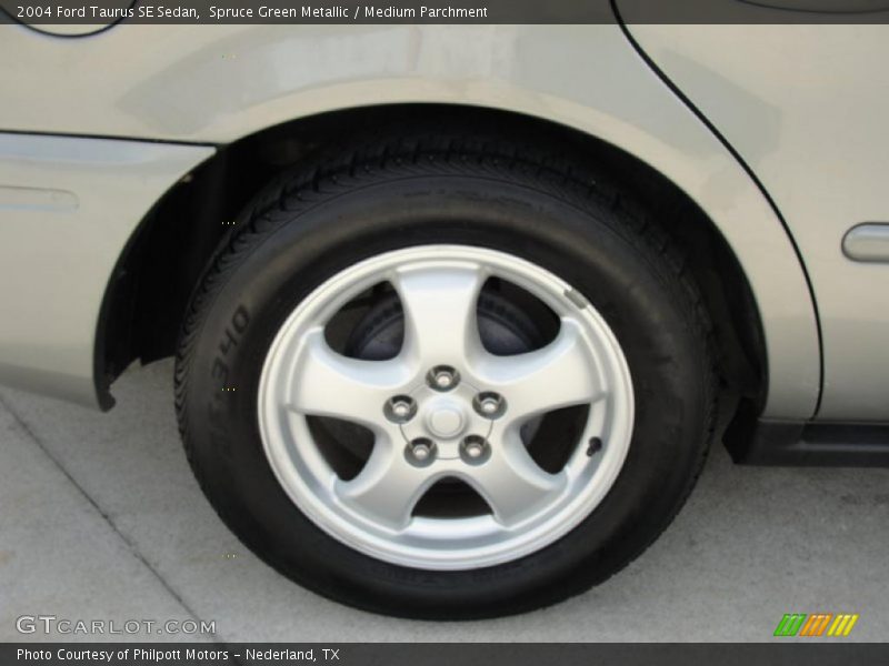 Spruce Green Metallic / Medium Parchment 2004 Ford Taurus SE Sedan