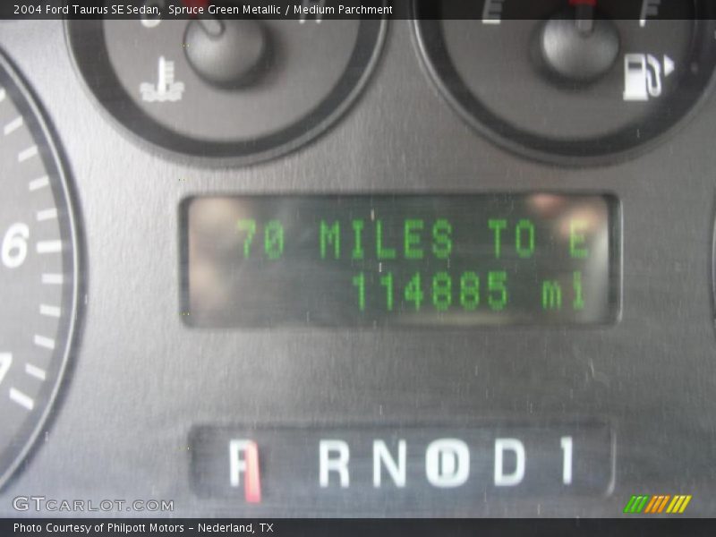 Spruce Green Metallic / Medium Parchment 2004 Ford Taurus SE Sedan