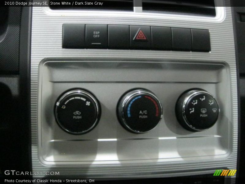 Stone White / Dark Slate Gray 2010 Dodge Journey SE