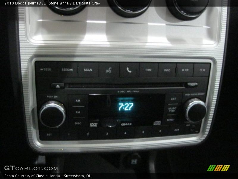 Stone White / Dark Slate Gray 2010 Dodge Journey SE