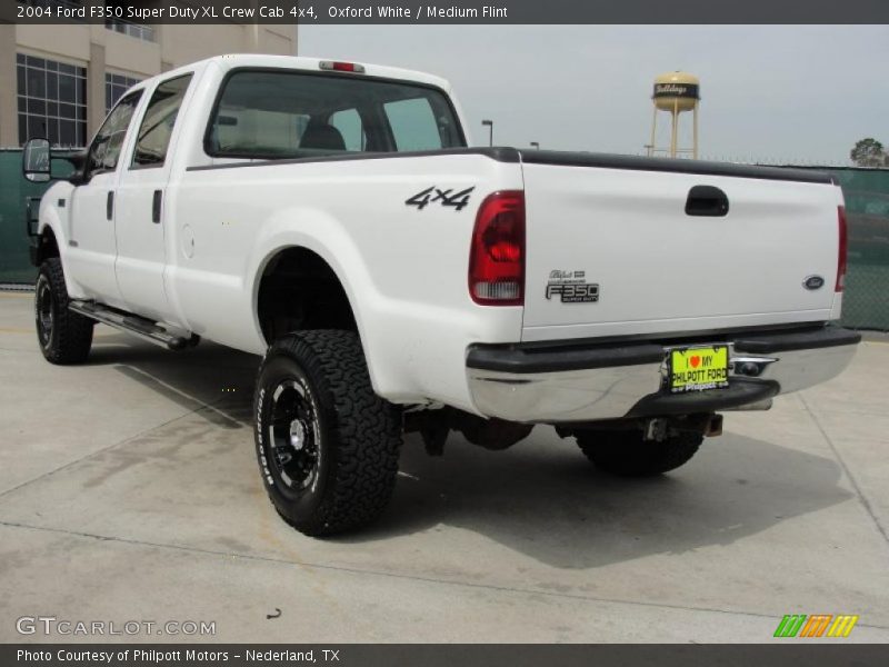 Oxford White / Medium Flint 2004 Ford F350 Super Duty XL Crew Cab 4x4