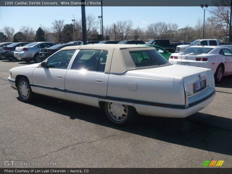 White Diamond / Mocha 1995 Cadillac DeVille Concours
