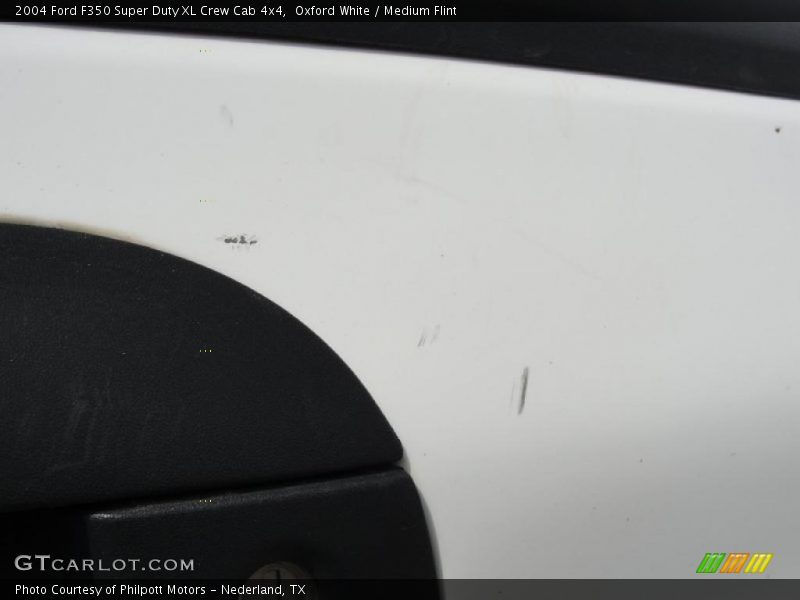 Oxford White / Medium Flint 2004 Ford F350 Super Duty XL Crew Cab 4x4