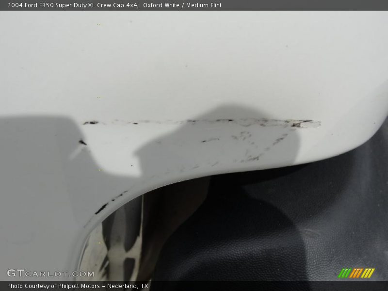 Oxford White / Medium Flint 2004 Ford F350 Super Duty XL Crew Cab 4x4