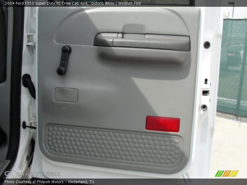 Oxford White / Medium Flint 2004 Ford F350 Super Duty XL Crew Cab 4x4