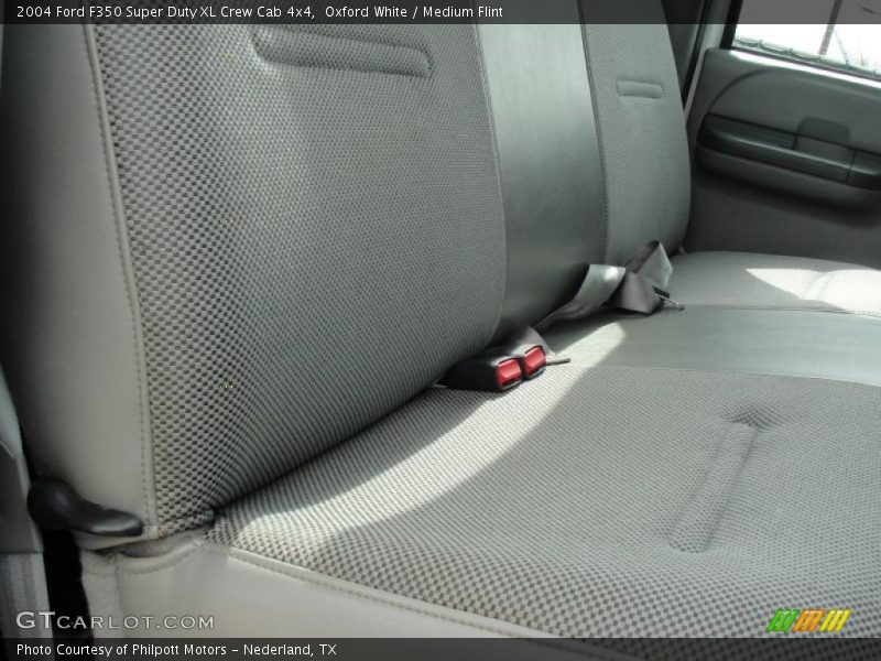 Oxford White / Medium Flint 2004 Ford F350 Super Duty XL Crew Cab 4x4