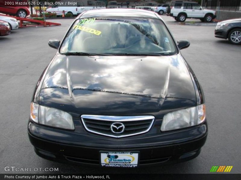 Black Onyx / Beige 2001 Mazda 626 LX