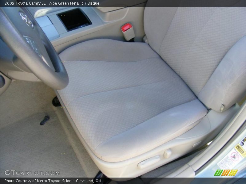 Aloe Green Metallic / Bisque 2009 Toyota Camry LE