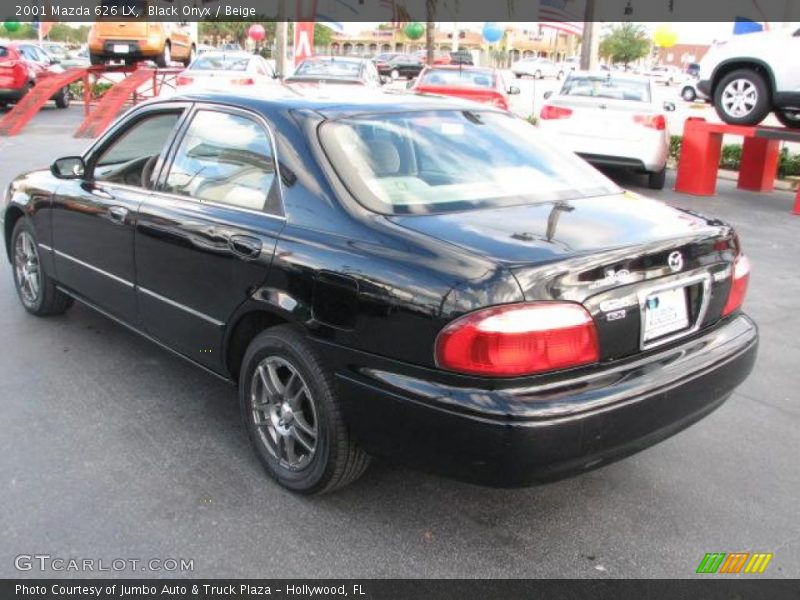 Black Onyx / Beige 2001 Mazda 626 LX