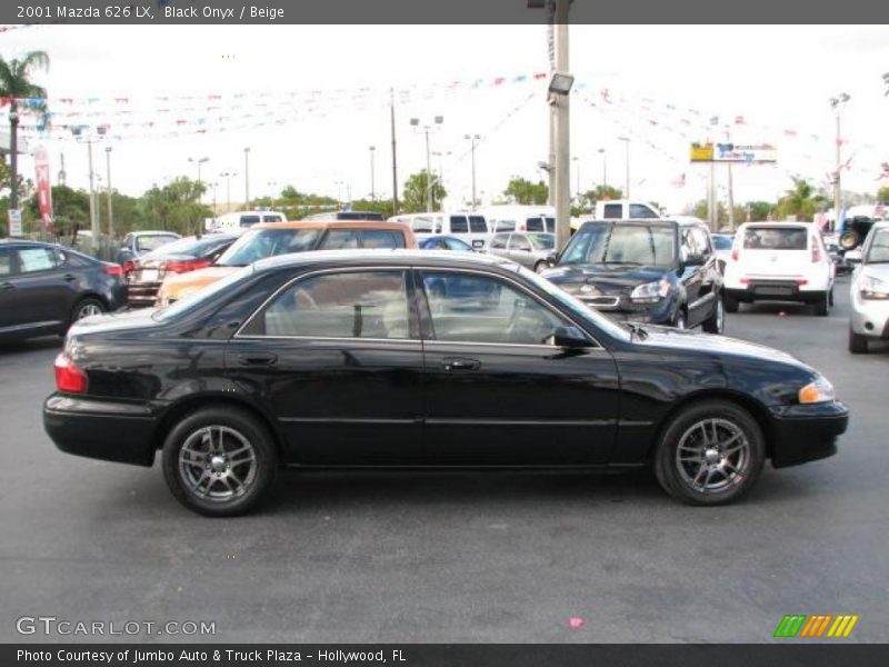 Black Onyx / Beige 2001 Mazda 626 LX