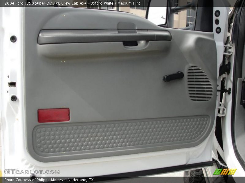 Oxford White / Medium Flint 2004 Ford F350 Super Duty XL Crew Cab 4x4