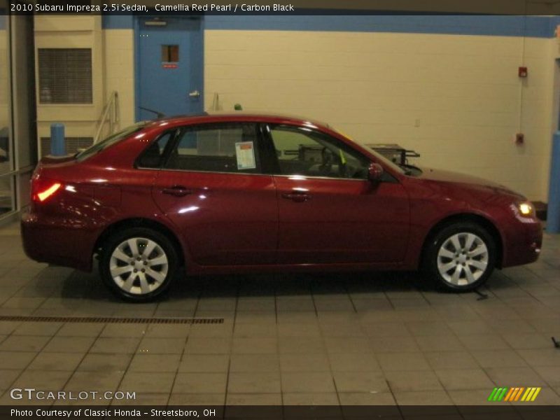 Camellia Red Pearl / Carbon Black 2010 Subaru Impreza 2.5i Sedan
