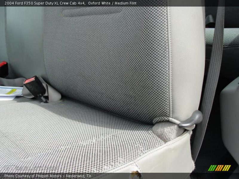 Oxford White / Medium Flint 2004 Ford F350 Super Duty XL Crew Cab 4x4