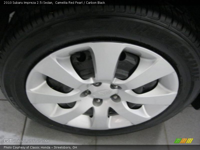 Camellia Red Pearl / Carbon Black 2010 Subaru Impreza 2.5i Sedan