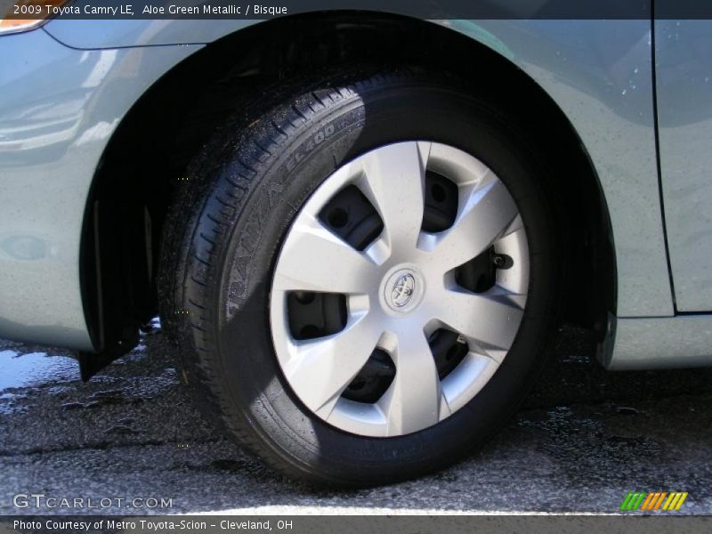 Aloe Green Metallic / Bisque 2009 Toyota Camry LE