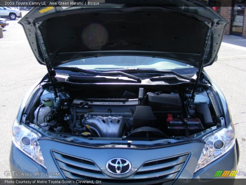 Aloe Green Metallic / Bisque 2009 Toyota Camry LE