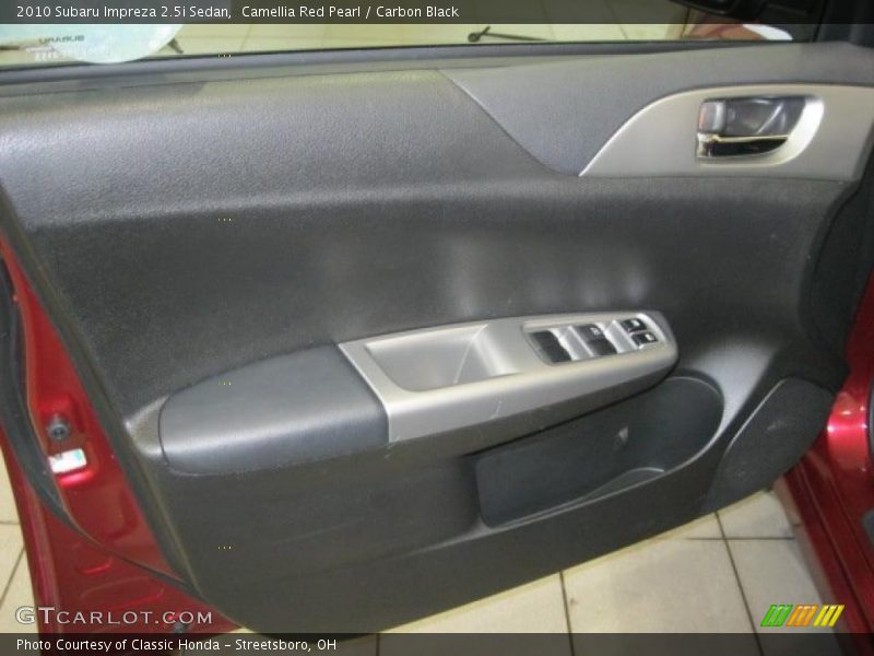 Camellia Red Pearl / Carbon Black 2010 Subaru Impreza 2.5i Sedan