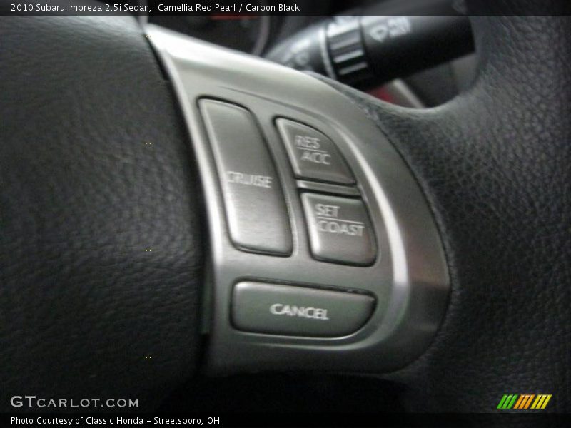 Camellia Red Pearl / Carbon Black 2010 Subaru Impreza 2.5i Sedan