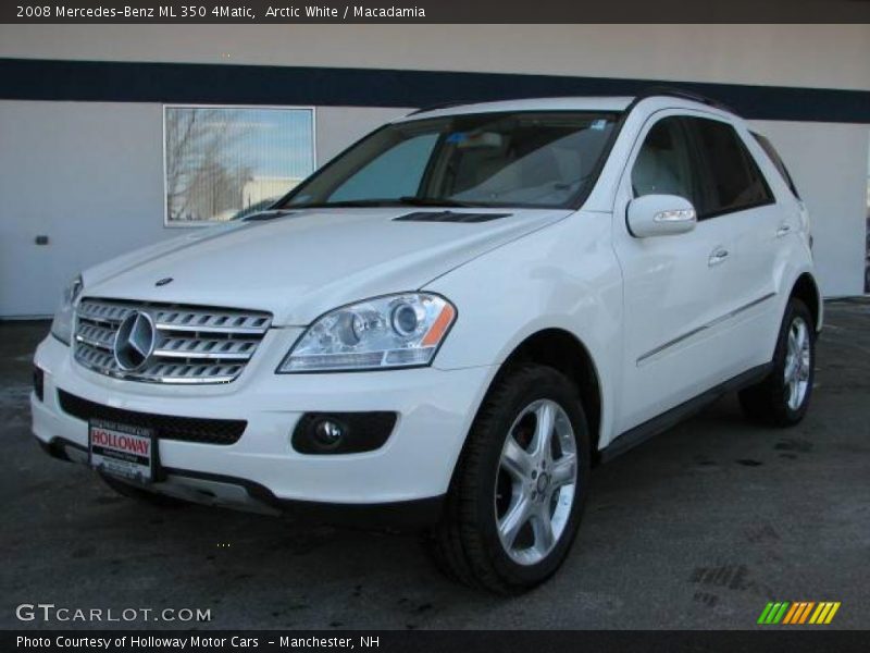 Arctic White / Macadamia 2008 Mercedes-Benz ML 350 4Matic