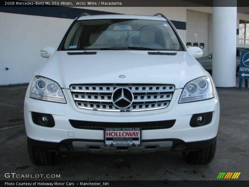 Arctic White / Macadamia 2008 Mercedes-Benz ML 350 4Matic