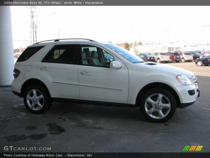 Arctic White / Macadamia 2008 Mercedes-Benz ML 350 4Matic