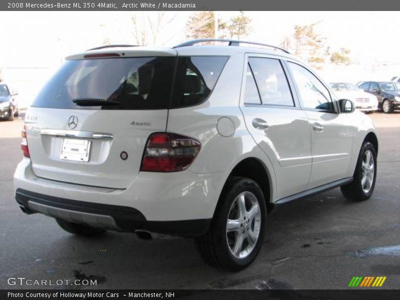 Arctic White / Macadamia 2008 Mercedes-Benz ML 350 4Matic