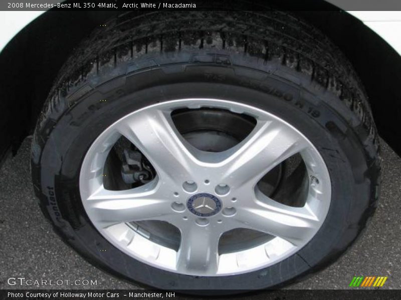 Arctic White / Macadamia 2008 Mercedes-Benz ML 350 4Matic